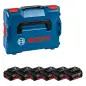 pack 18V: 6 x 4.0Ah+lboxx 136