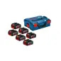 pack 18V: 6 x 4.0Ah+lboxx 136