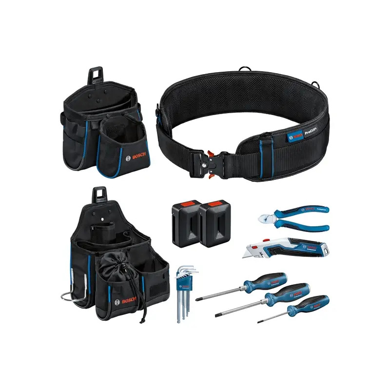 Cinto para ferramentas e Conjunto de ferramentas manuais Professional 1600A02H5C Bosch Cinto para ferramentas e Conjunto de ferramentas manuais Professional 1600A02H5C Bosch