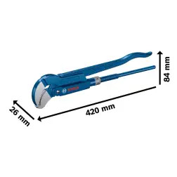 Alicate para tubos 45° 420mm S-type corn - 122071841