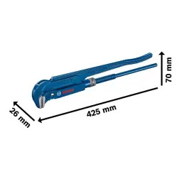 Alicate para tubos 90° 420mm corner pipe - 122071842