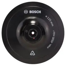 Prato de borracha berbequim:125mm velcro - 1220680127