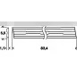 Lâmina de plaina manual 82 mm, reta, carboneto de tungsténio, 40 °. 2607001292 Bosch Lâmina de plaina manual 82 mm, reta, carboneto de tungsténio, 40 °. 2607001292 Bosch