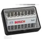 Conjunto de 8 pontas de aparafusar Robust Line Sx extraduras 2607002558 Bosch