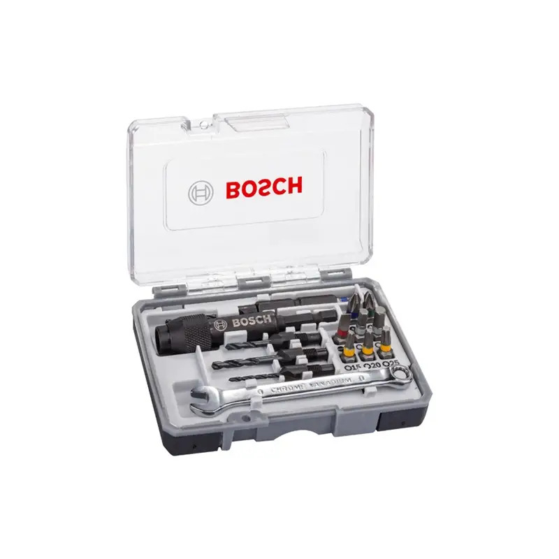 Conjunto de 20 pontas de aparafusar Drill&Drive 2607002786 Bosch Conjunto de 20 pontas de aparafusar Drill&Drive 2607002786 Bosch