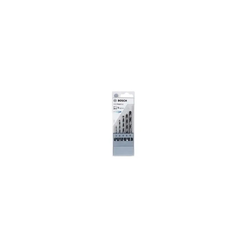 Conjunto de brocas hex. em HSS PointTeQ, 5 unidades, 2 - 6 mm 2607002824 Bosch Conjunto de brocas hex. em HSS PointTeQ, 5 unidades, 2 - 6 mm 2607002824 Bosch
