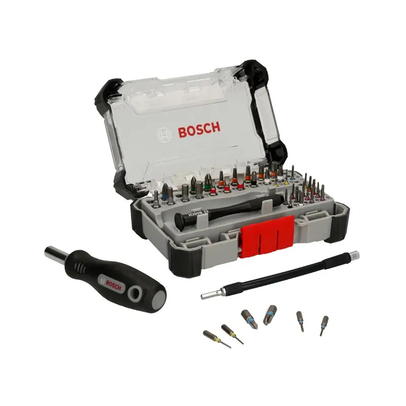 Conjunto de pontas de aparafusar de precisão, expositor, 5 x 43 peças 2607002837 Bosch Conjunto de pontas de aparafusar de precisão, expositor, 5 x 43 peças 2607002837 Bosch