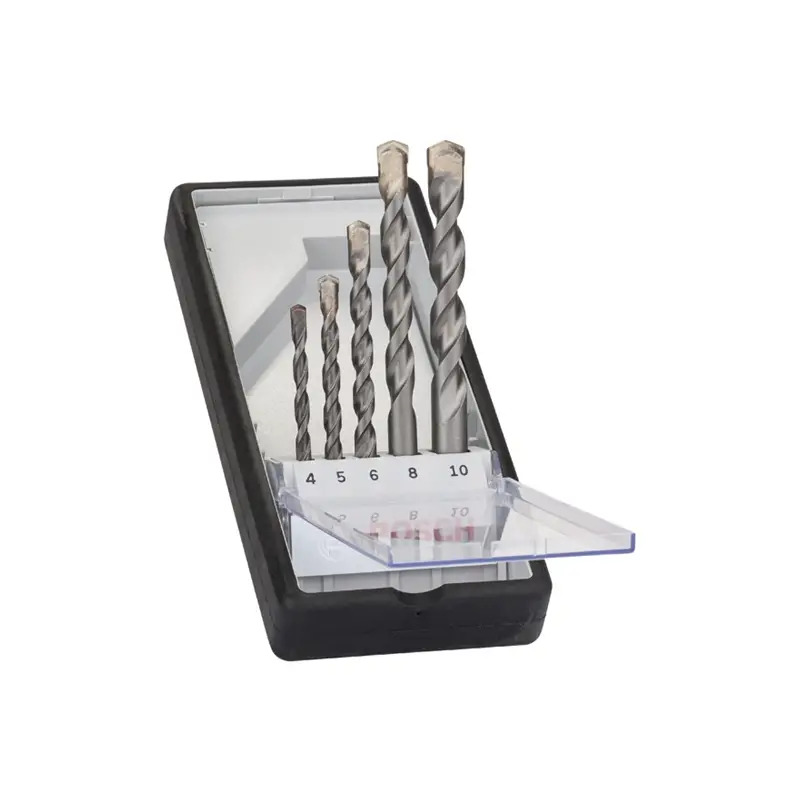 Conjunto de brocas para betão Robust Line, 5 unidades, CYL-3, 4 - 10 mm 2607010524 Bosch Conjunto de brocas para betão Robust Line, 5 unidades, CYL-3, 4 - 10 mm 2607010524 Bosch