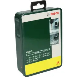 Set de 19 brocas para metal HSS-R - 1220680471
