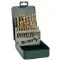 Set de 19 brocas para metal HSS Titanio