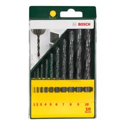 Set de 10 brocas para metal HSS-R - 1220680476