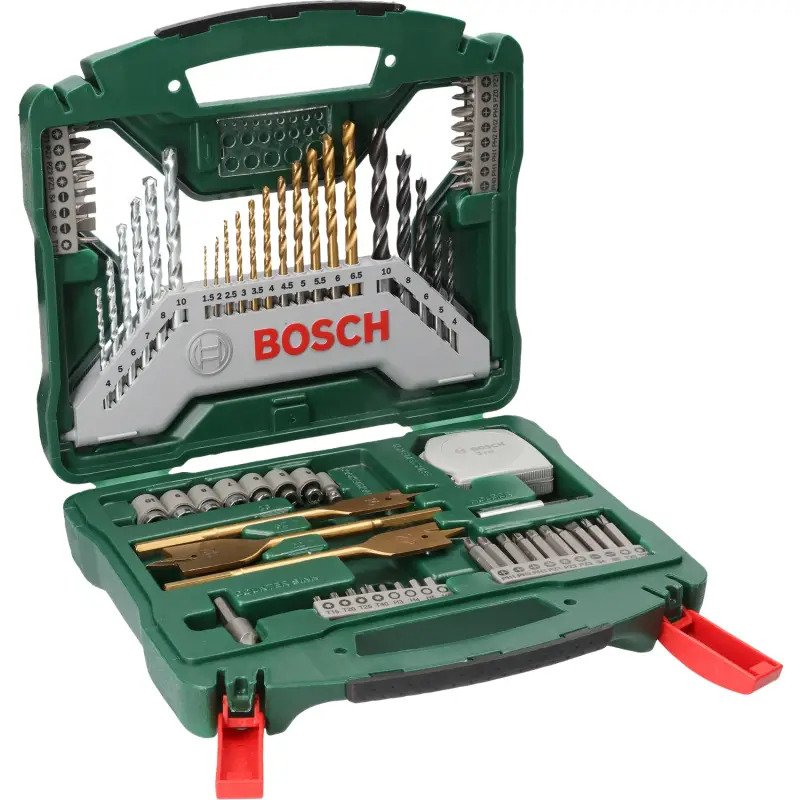 Conjunto revestido com TiN X-Line de 70 peças 2607019329 Bosch Conjunto revestido com TiN X-Line de 70 peças 2607019329 Bosch