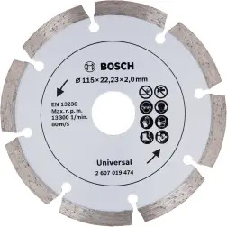 Diamante universal: 115mm: Promoline - 1220680487