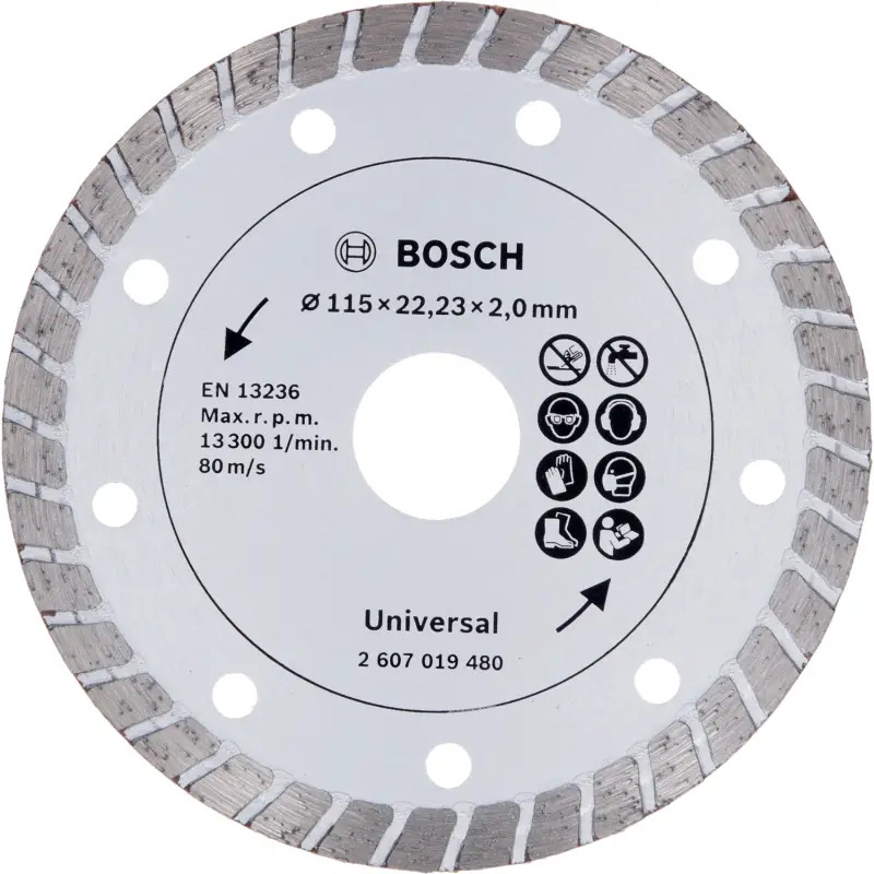 Disco de corte com diamante Turbo 2607019480 Bosch