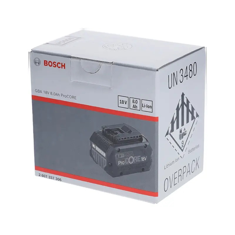 Bateria GBA 18 V 8 Ah ProCore 2607337306 Bosch Bateria GBA 18 V 8 Ah ProCore 2607337306 Bosch