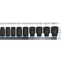 PRO Impact Socket Set, 1/4", standard, 9 peças 2608003034 Bosch PRO Impact Socket Set, 1/4", standard, 9 peças 2608003034 Bosch