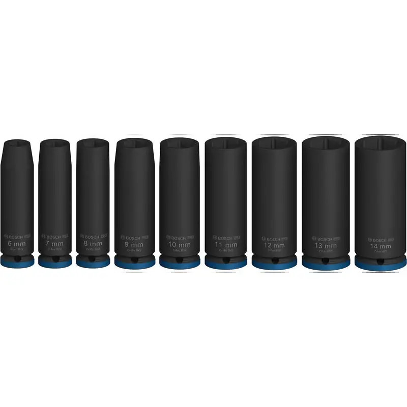 PRO Impact Socket Set, 1/4", profundas, 9 peças 2608003035 Bosch PRO Impact Socket Set, 1/4", profundas, 9 peças 2608003035 Bosch