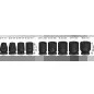 PRO Impact Socket Set, 3/8", standard, 9 peças 2608003036 Bosch PRO Impact Socket Set, 3/8", standard, 9 peças 2608003036 Bosch