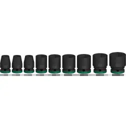 PRO Chave Impact 1/2" Standard 9-PC Set - 1220680582