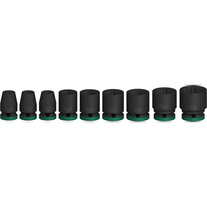 PRO Impact Socket Set, 1/2", standard, 9 peças 2608003038 Bosch PRO Impact Socket Set, 1/2", standard, 9 peças 2608003038 Bosch