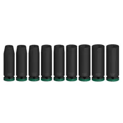PRO Chave Impact 1/2" Longo 9-PC Set - 1220680583