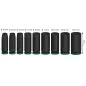 PRO Chave Impact 1/2" Longo 9-PC Set