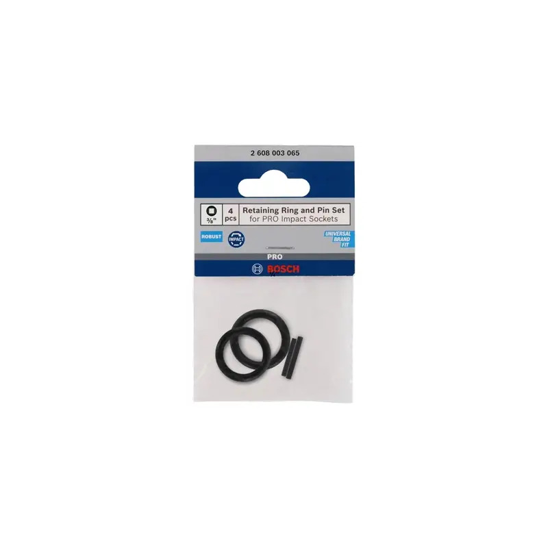 Retaining Ring and Pin Set for PRO ImpactSocket, 3/8", 4 peças 2608003065 Bosch