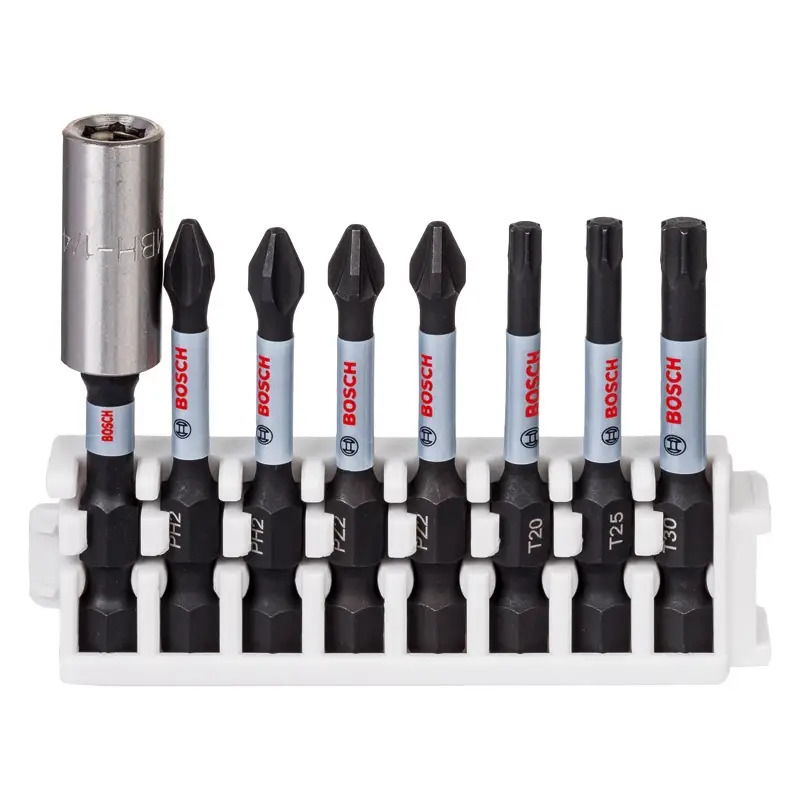 Conjunto de 7 Bits 1/4" Bosch Power Impact Control Bosch