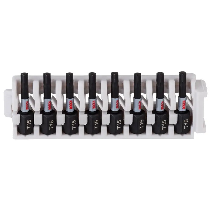 Conjunto de pontas de inserção Impact Control 8xT15 2608522379 Bosch Conjunto de pontas de inserção Impact Control 8xT15 2608522379 Bosch