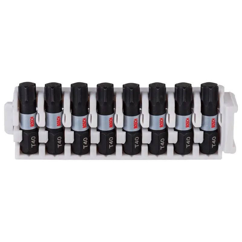 Brocas de inserção Impact Control, 8 unidades, 8xT40 2608522383 Bosch Brocas de inserção Impact Control, 8 unidades, 8xT40 2608522383 Bosch