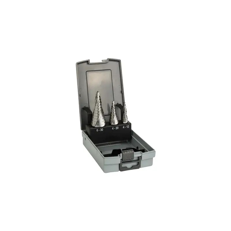 Conjunto de brocas de passo, 3 unidades, HSS, 4-12/4-20/6-30 2608587426 Bosch