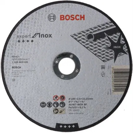 Corte direito Expert Inox: 180x2mm - 1220681512