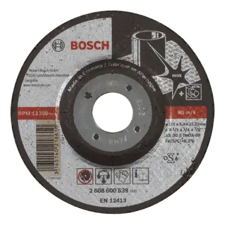 Rebarbar Expert Inox: 115x6mm - 1220681539