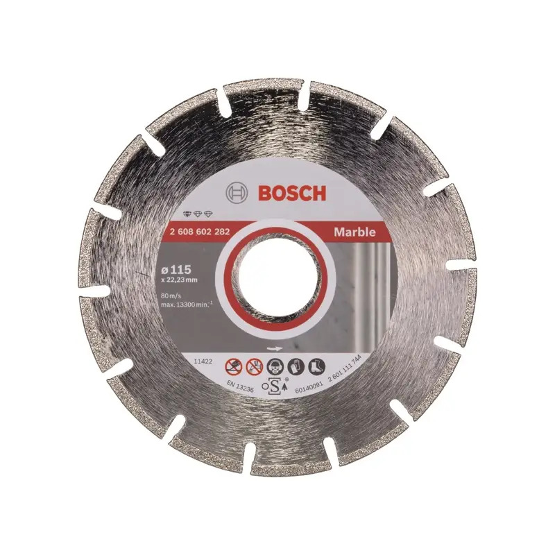 Disco de corte de diamante Standard for Marble . 115 x 22,23 x 2,2 x 3 mm 2608602282 Bosch Disco de corte de diamante Standard for Marble . 115 x 22,23 x 2,2 x 3 mm 2608602282 Bosch