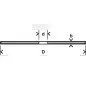 Disco abrasivo PRO Metal, 125 x 1,6 x 22,23 mm 2608603165 Bosch Disco abrasivo PRO Metal, 125 x 1,6 x 22,23 mm 2608603165 Bosch