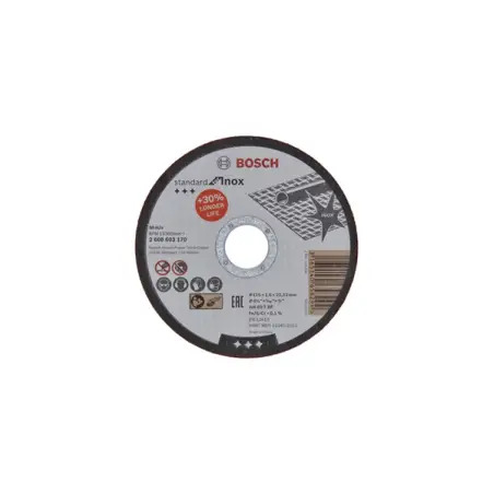 Corte direito Standard Inox: 115X1,6 - 1220681626