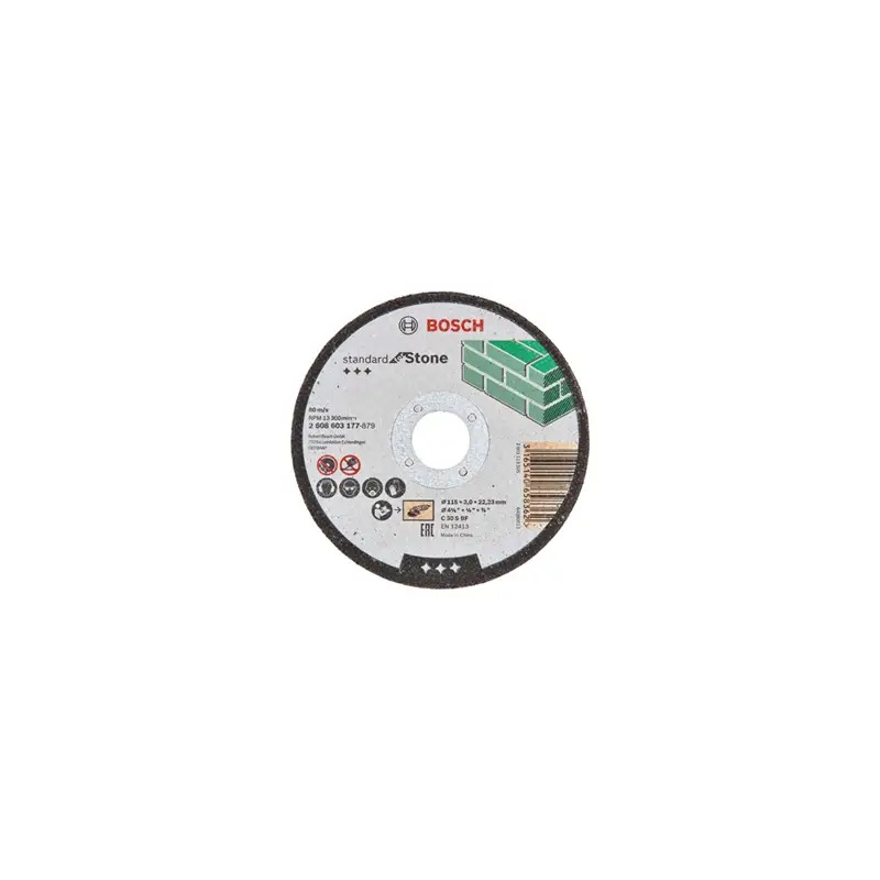 Disco abrasivo PRO Stone, 115 x 3 x 22,23 mm 2608603177 Bosch Disco abrasivo PRO Stone, 115 x 3 x 22,23 mm 2608603177 Bosch