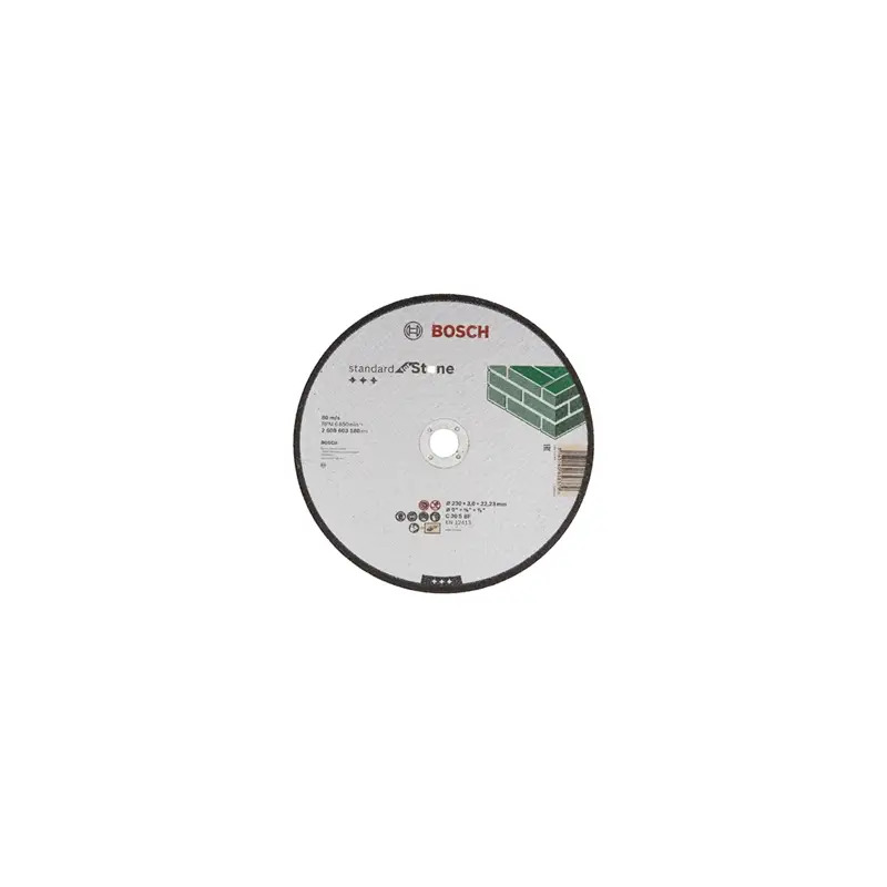 Disco abrasivo PRO Stone, 230 x 3 x 22,23 mm 2608603180 Bosch Disco abrasivo PRO Stone, 230 x 3 x 22,23 mm 2608603180 Bosch