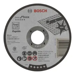 Corte direito Best Inox-Rapido:115x0,8mm - 1220681633
