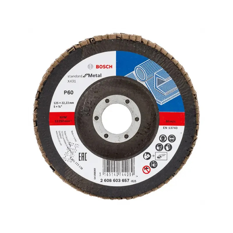Disco de lixa em lamelas X431, Standard for Metal 2608603657 Bosch Disco de lixa em lamelas X431, Standard for Metal 2608603657 Bosch