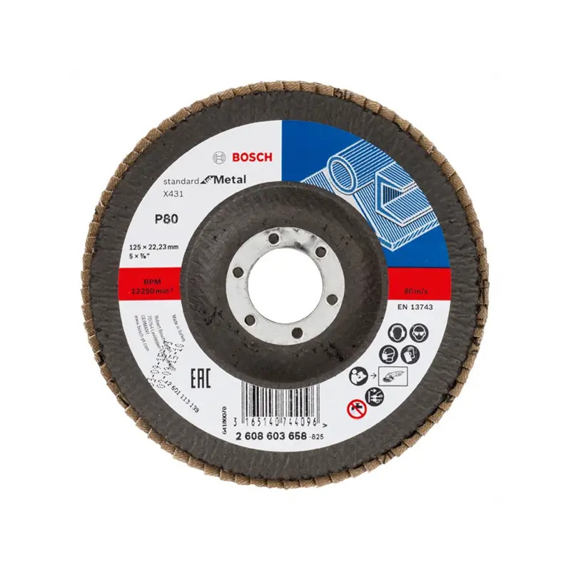 Disco de lixa em lamelas X431, Standard for Metal 2608603658 Bosch