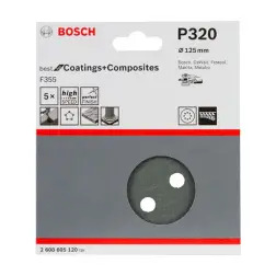 Excêntrica Best Stone: 125mm 8P. G320 x5 - 1220681652