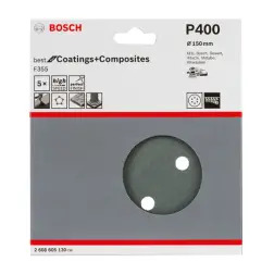 Excêntrica Best Stone: 150mm 6P. G400 x5 - 1220681662