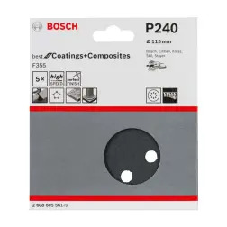 Excêntrica Best Stone: 115mm 8P. G240 x5 - 1220681707