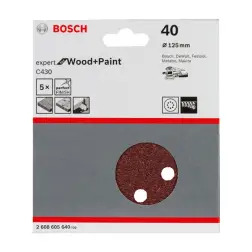 Excêntrica Expert wood: 125mm 8P. G40x5 - 1220681710