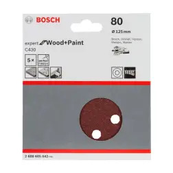 Excêntrica Expert wood: 125mm 8P. G80x5 - 1220681712
