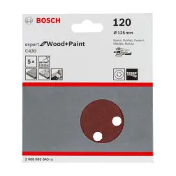 Excêntrica Expert wood: 125mm 8P. G120x5 - 1220681713
