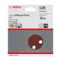 Folha de lixa C430, embalagem de 5 unidades 2608605643 Bosch Folha de lixa C430, embalagem de 5 unidades 2608605643 Bosch