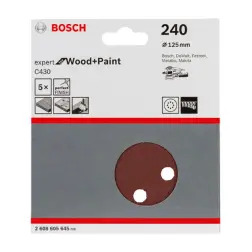 Excêntrica Expert wood: 125mm 8P. G240x5 - 1220681715