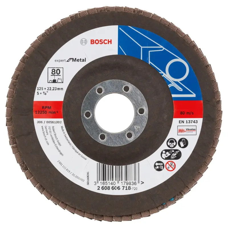 Disco de lixa em lamelas X551, Expert for Metal 2608606718 Bosch Disco de lixa em lamelas X551, Expert for Metal 2608606718 Bosch